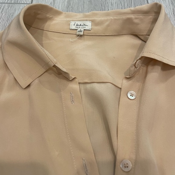 Babaton Silk Button Up Blouse - Picture 8 of 14